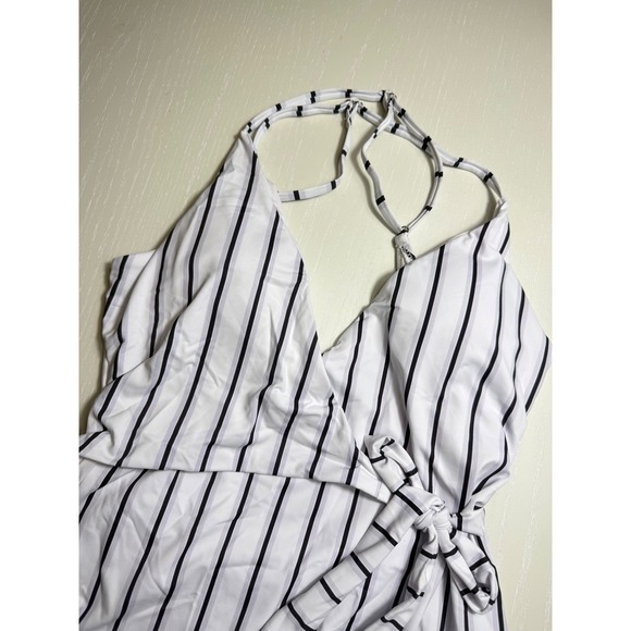 CUPSHE Stay Young Stripe One-Piece Swimsuit | NWT Size - L - Picture 7 of 12